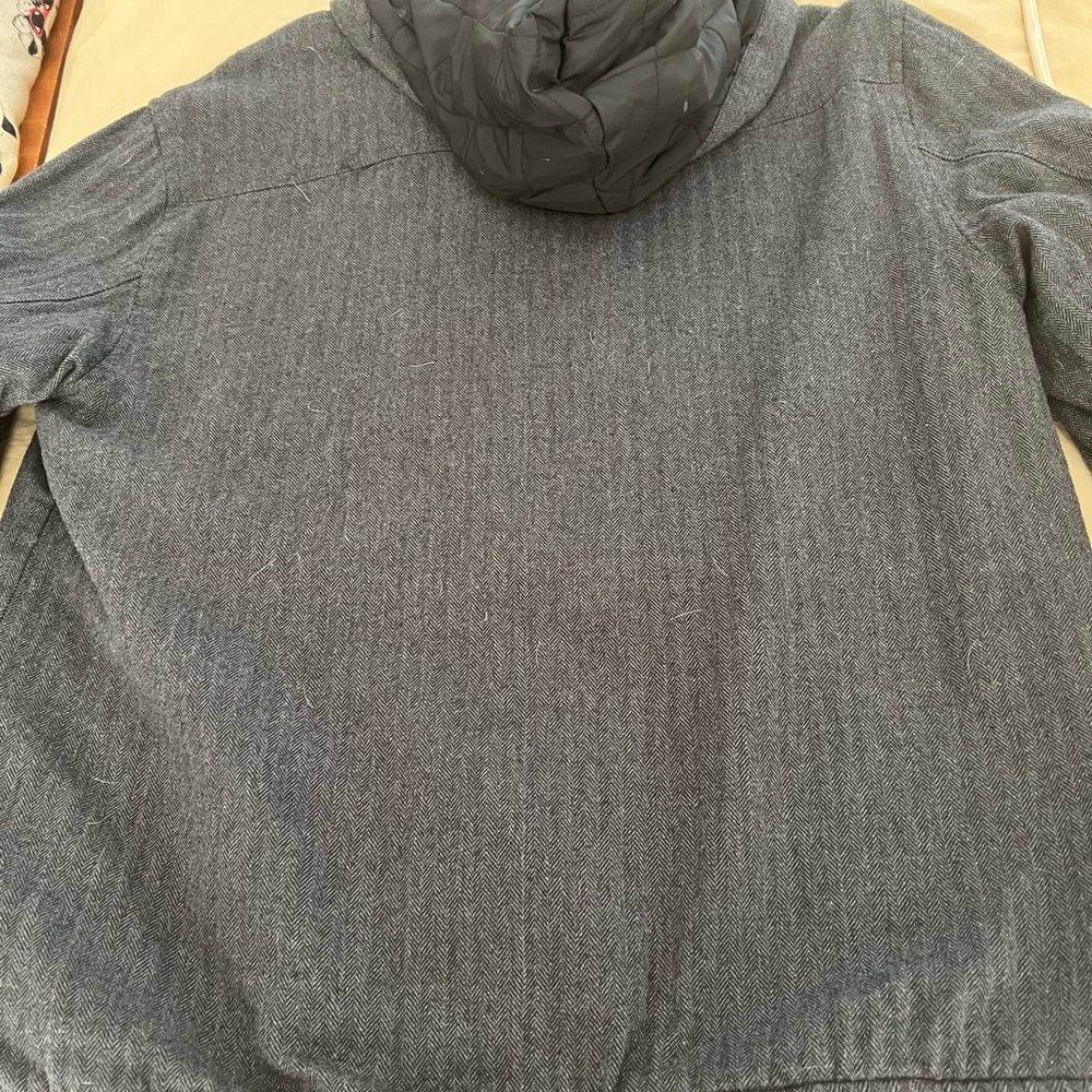 Altamont Charcoal Hooded Puffer Jacket